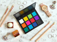 12 Colors Mineral Makeup Eyeshadow Palette Waterproof High Pigment Without Logo