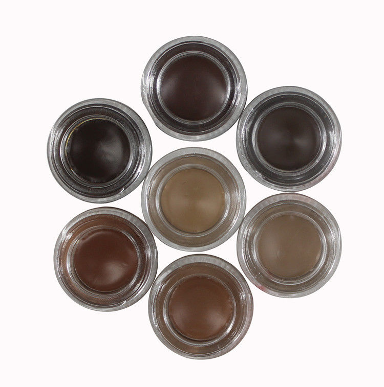 Custom 7 Color Eyebrows Makeup Products Portable For Travel Mineral Material