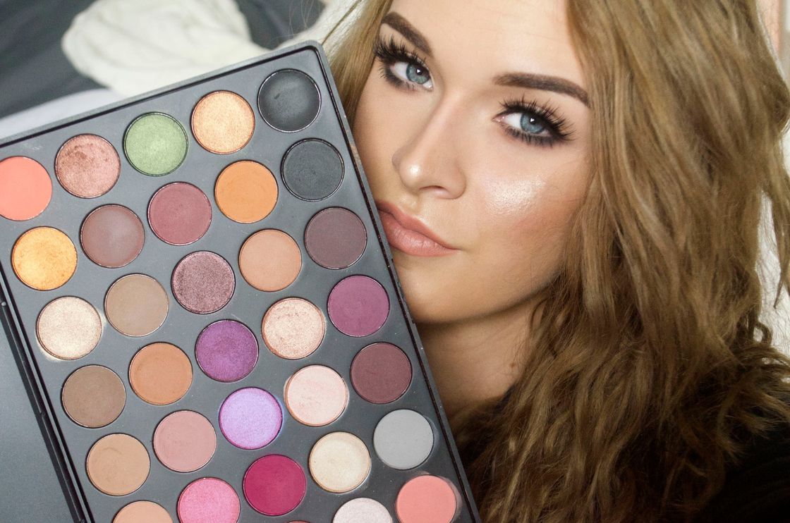 Eye Makeup Brown Eyeshadow Palette 35 Colors Makeup Palette 35c-A Eye shadow